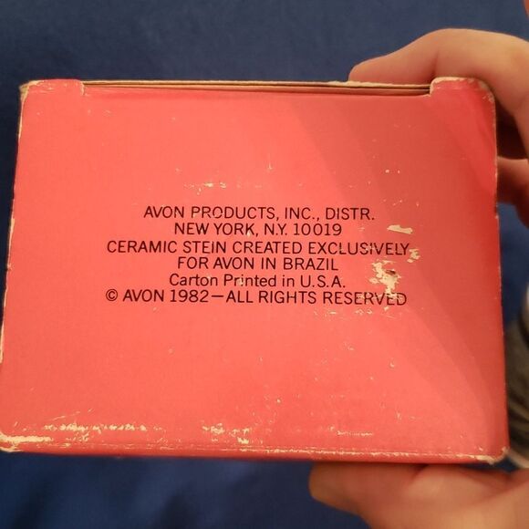Vintage Avon Mini Stein - Clipper Ships - 1982 - Handcrafted in Brazil - Ceramar - Picture 5 of 9